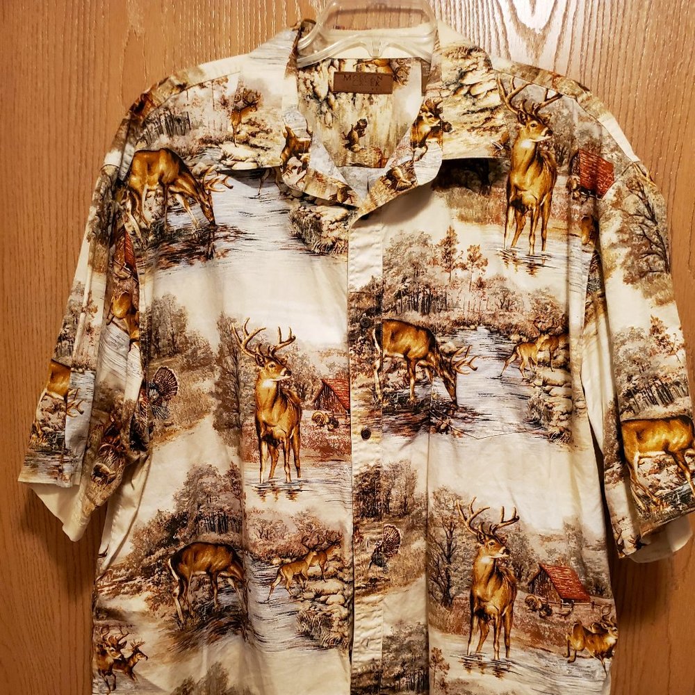 Morgan Creek Outfitters men's tall XXL outdoor scene